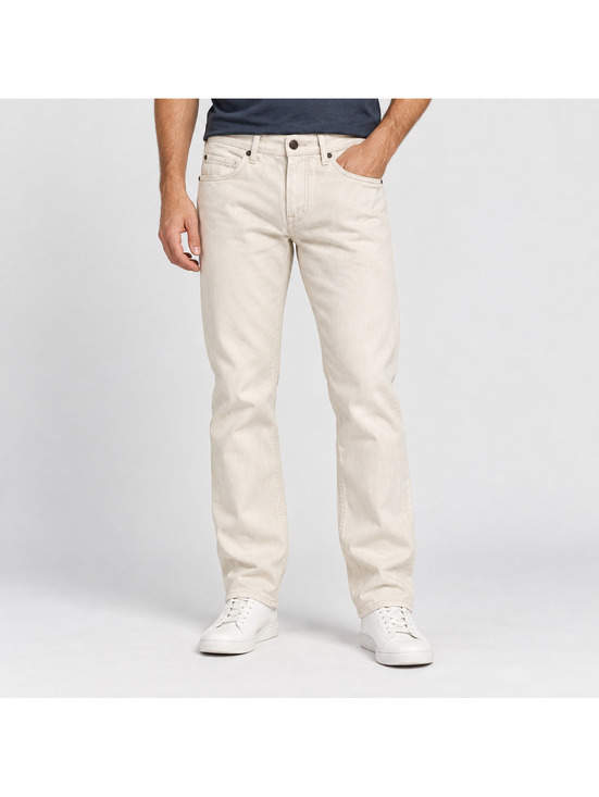 7 For All Mankind Other - 7 For All Mankind The Straight Men's Ivory Jeans Size 29 100% Cotton